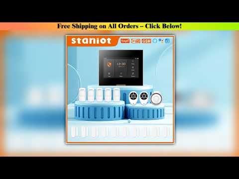 Staniot Home Security Alarm System Wireless WiFi GSM Tuya Smart Burglar Sensor Kits Support APP