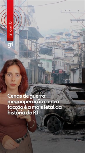 Megaoperação no Rio - Pelo menos 64 pessoas morreram – 4 delas policiais – e 81 foram presas nesta terça-feira (28) em uma megaoperação contra o Comando Vermelho (CV) nos complexos do Alemão e da Penha, na Zona Norte do Rio de Janeiro. Esta é a operação mais letal da história do estado, segundo números confirmados pelo Palácio Guanabara. No início da tarde, o tráfico orquestrou represálias em várias partes da cidade. Barricadas, com veículos tomados ou entulho, foram feitas na Linha Amarela, na 