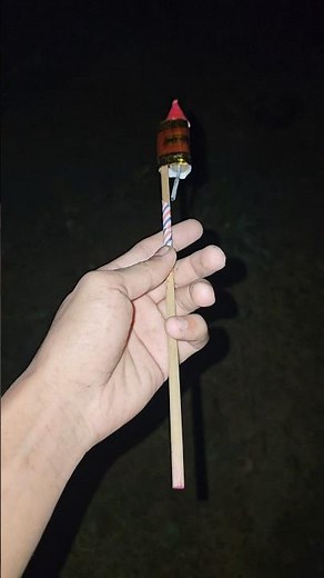 Diwali rocket 🚀 testing #experiment #fireworks