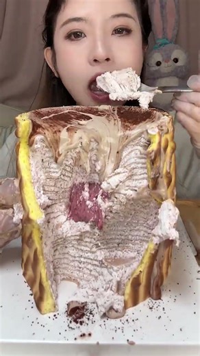mukbang Sweet ASMR 🥰 Cream Cake eating SATISFYING Eating Show