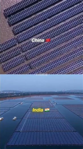 India’s largest operational floating solar plant is now making waves in clean energy #indians #india