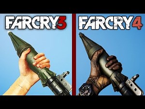 FAR CRY 3 vs FAR CRY 4 - Weapon Comparison