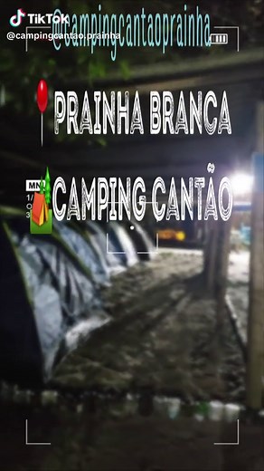 Camping Cantão prianha branca. Reservas somente via site www.campingcantao.com.br