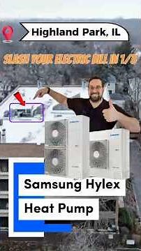 Electric Heat too expensive? Samsung Hylex electric Universal Heat Pump #heatpumps #samsung #hvac