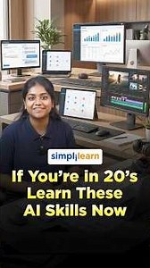 5 AI Skills You MUST Learn in Your 20s | Top AI Skills to Learn in 2027 | #Shorts | #Simplilearn