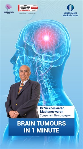 𝗛𝗲𝗮𝗱𝗮𝗰𝗵𝗲𝘀 𝘁𝗵𝗮𝘁 𝘄𝗼𝗻'𝘁 𝗴𝗼 𝗮𝘄𝗮𝘆? 🧠 Headaches that progressively get worse may be a cause for concern, because what if your body is trying to tell you something important? Dr Vickneswaran Mathaneswaran, Consultant Neurosurgeon breaks down the symptoms you should never ignore—from progressively worsening headaches and hearing loss to seizures —It’s never “just a headache” if it progressively gets worse. Through an MRI scan or CT scan, often times therein lies the diagnosis of 
