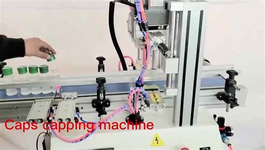 Automatic Desktop Filling Capping and Labeling Machine Automatic Filling Line for Small Enterprises