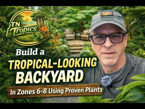 Build a tropical-looking backyard in Zones 6–8 using proven plants