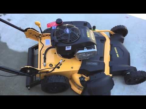 Craftsman Pro Series 39790 28" Wide Cut Mower Review