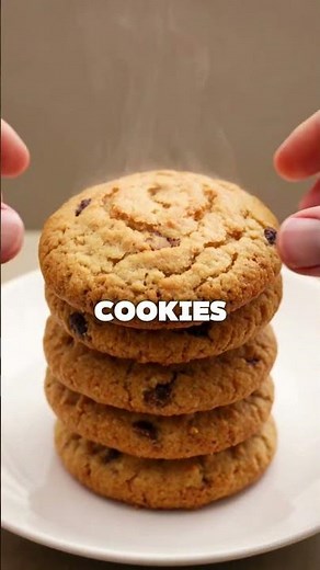 Healthy 3-Ingredient Banana Oat Chocolate Chip Cookies Recipe