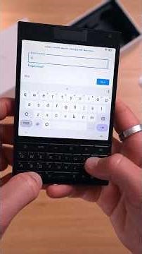 Mini QWERTY Keyboard Phone Unboxing 📱 | Blackberry Style Android Smartphone First Look!#smartphone