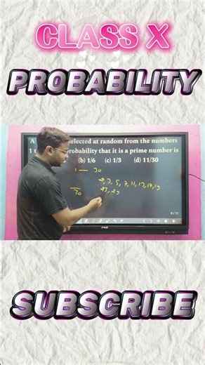 PROBABILITY MATH X✨✨#class10maths #probability #maths #cbseclass10 #manojsir #manojkumardasclasses