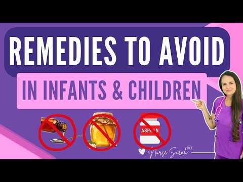 Cold & Flu Remedies to AVOID Giving Infants & Young Children