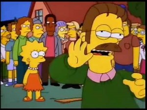 Ned Flanders se enoja con todos (completo) - Los Simpson