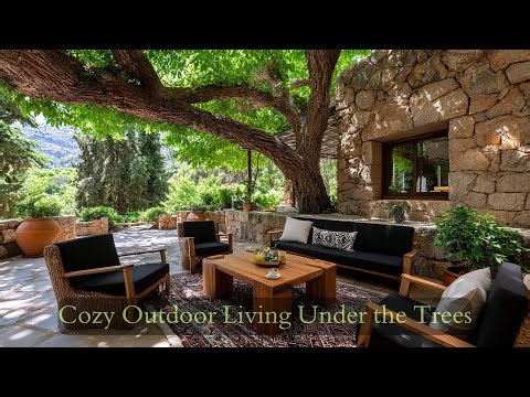 Rustic Patio Retreat Ideas – Cozy Outdoor Living Under The Trees