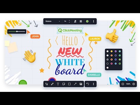 ClickMeeting whiteboard. New way of saving your work.