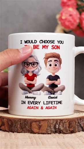 Always Choose You My Son - Personalized Custom Coffee Mug