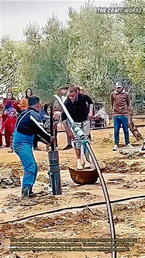 Incredible Groundwater Blast In Seconds #industrial #machinery #skills #agriculture #earthworks