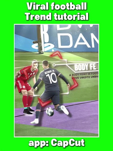 Viral football trend tutorial in#CapCut || Song: MONTAGEM TENTA (Ultra Slowed) || #capcut #capcutpioneer #capcutedit #edit