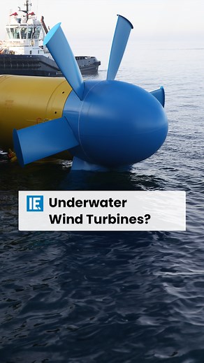 Underwater wind turbines, strategically positioned beneath the ocean's surface, harness the power of tidal currents to generate clean, renewable electricity. | Interesting Engineering