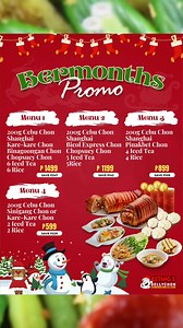 Ber Months Promo is now available. Promo runs from Sept.1, 2025 to Dec. 31, 2025. ------------------- For advance order/ reservation: 📱09954306054 or message thru this page. We are open from 11am-10pm, Tuesday -Sunday (Close on Mondays) 🚩187 Gen. Luna St. Ibaba, Malabon City We are now available on #GrabFood. #estingsbellychonmalabon #bellychon #lechonbelly #Malabon #Navotas #Caloocan #VALENZUELA #tondomanilaa #Manila #foodtrip #foodreview #foodie #lechon #foodfranchise #pinoyfood #pinoyfoodie
