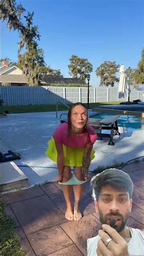 trending water jump 😱 #pool #swimming #jump