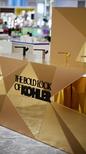 Kohler | Home design meets haute fashion. Visit our expressive installations featuring KOHLER colors, materials, and finishes - now on display in... | Instagram