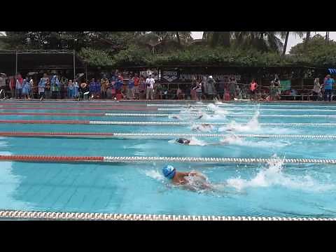 (KBoy San Choi) 7 Year Children 50 meter FreeStyle/ Swimming Competition/ Expat Life/ Expat Kids