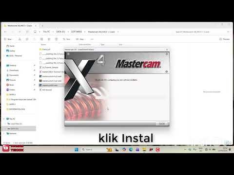 Install masterCam X4