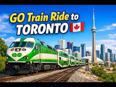 Canada GO Transit Experience | Train Ride to Downtown Toronto