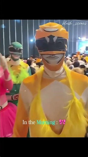 GMMTV Outing 2026 Phuwin‐yellow, Fourth- pink, and Satang is the one in green☺️ ‪@blush_scenes‬