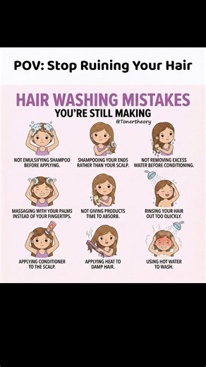 Hair Washing Mistakes That Are Ruining Your Hair