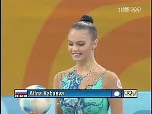 Throw🔙 to Alina Kabaeva 🇷🇺 clinching the Olympic title in 2004! 🌟🏆 #tbt #rhythmic #gymnastics #OnThisDay | European Gymnastics