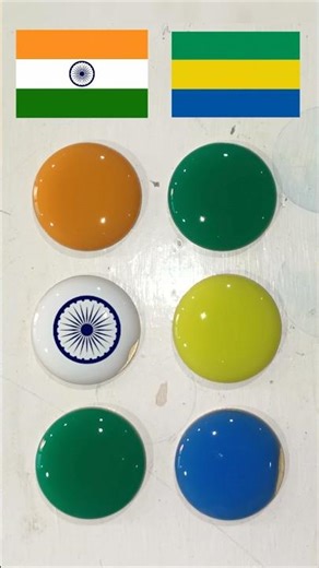 🇬🇦+🇧🇩 Flag Coin Drawing | Easy & Beautiful Art for Beginners ✨