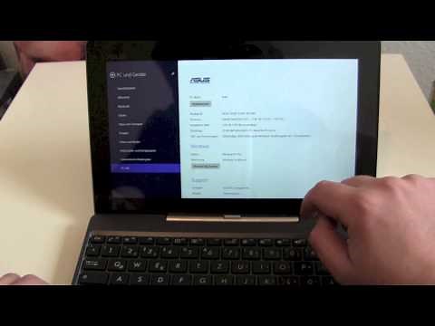 ASUS Transformer Book T100 setup and first impression