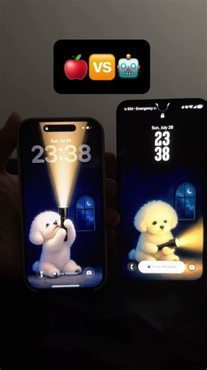 iOS 26 Live Wallpaper vs Android 🔥