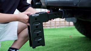 Adjustable Tow Hitch Fits 2" Receiver, Heavy Duty Trailer Hitch Shank with 7.5" Drop/Rise, 18,000 LBS GTW/2,000 LBS TW, Secure & Reliable Drop Hitch for Truck, Trailer Towing, Includes Hitch Pin Lock
