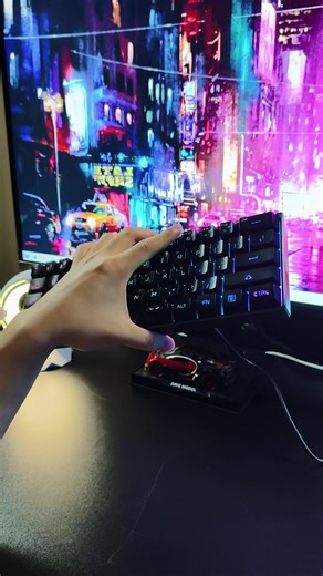 MageGee TS91 Mini 60% Gaming Keyboard, RGB Backlit 61 Key Ultra-Compact Keyboard, TS91 Ergonomic Waterproof Mechanical Feeling Office Computer Keyboard for PC, MAC, PS4, Xbox ONE Gamer(Black)