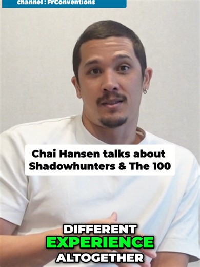 The differences between working on Shadowhunters & The 100 for Chai Hansen 🤔 👉 full interview on our YouTube channel #chaihensen #shadowhunters #the100