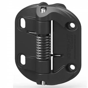 [Hot Item] Black Self-Closing Gate Hinges Safetech Hardware Polymer Adjustable Gate Hinges