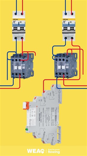 Smart Manager: Interface Relay for Dual Contactors.