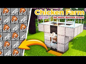 FIXED: Automatic Chicken Farm in Minecraft (No More Burned Drops)