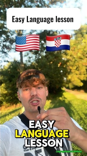 Language lesson in Croatian #languagelearning #easy #croatian #phrases