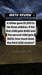 Math Activity 1602 #mathematics #mathchallenge #MathSkills #maths #civil service exam #civilservice | 𝚀𝚞𝚒𝚣𝚖𝚊𝚗.𝚙𝚑 𝟸.𝟶