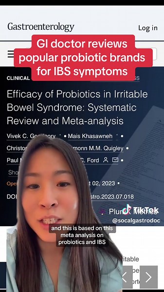 Let me know in the comments which probiotic brands I should review next! Source Goodoory et al Gastroenterology 2023 PMID 37541528 Probiotics are not first line therapy for IBS and evidence is low to very low quality at best. Disclaimer: This video is for informational purposes only and does not constitute medical advice. Please discuss with your doctor before starting or stopping any new medications or supplements. #probiotics #probiotic #seedprobiotics #ritualprobiotic #culturelle #ibs #ibstok