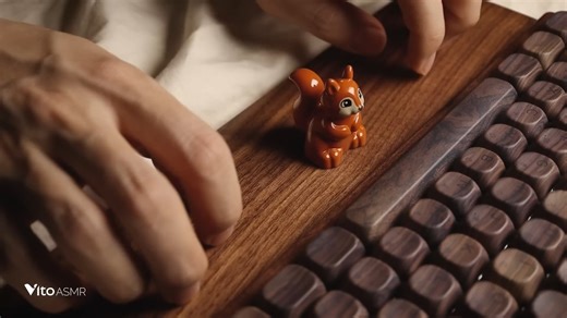 【Vito ASMR】用木制键盘的舒适声音平静你的心灵