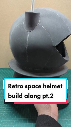 Retro Space Helmet Foam Pattern Build Along Pt.2