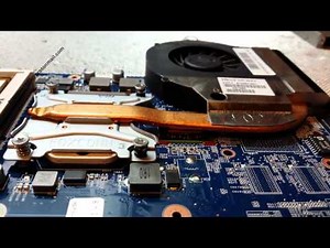 HP G62 disassembly BIOS battery replacement, cooler fan clean, wymiana, jak rozłożyć