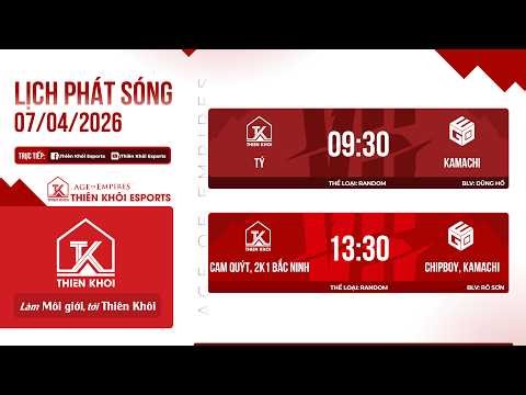 Trực Tiếp | Thiên Khôi_Tý vs EGO_Kamachi | Solo Random | BLV: Hổ | 07/04/2026