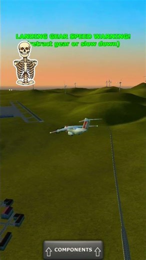 Turbo flight simulator